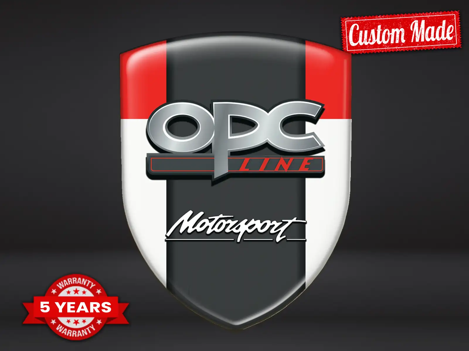 OPC Pegatinas Logo Impresas Resistentes Premium Alta Calidad